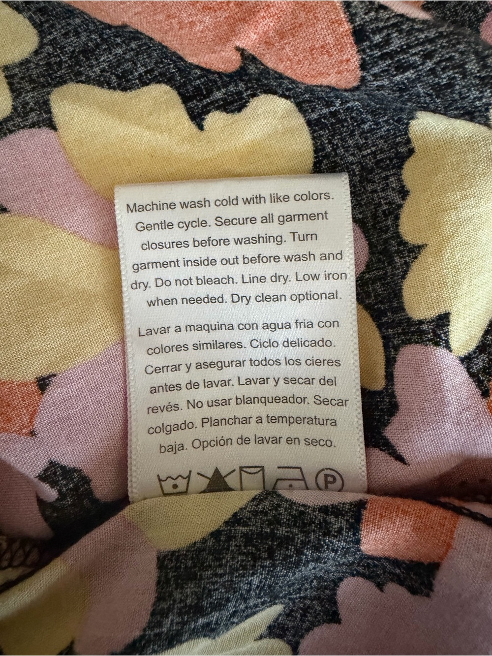 ModCloth Retro Black Midi Dress with Pink, Orange & Yellow Floral Print - XL - Picture 11 of 11